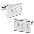 Stainless Steel Rectangle Infinity Cufflinks